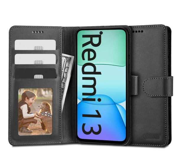 TECH-PROTECT Wallet do Xiaomi Redmi 13 black 5906302310425 - 1274725 - zdjęcie